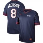 Nike Chicago White Sox #8 Bo Jackson blue throwback baseball jersey