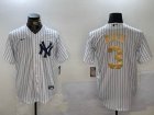 Nike New York Yankees #3 Babe Ruth White fashion majestic baseball Jersey-BD 05