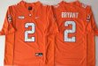 Clemson Tigers #2 Kelly Bryant orange college football Limited Jersey-PNS