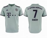 2018-2019 Bayern Munich #7 RIBERY thailand version gray soccer jersey away
