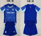 2025-2026 Marseille club blue soccer jerseys second away