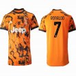 2020-2021 Juventus club thailand version #7 RONALDO orange blue soccer jerseys