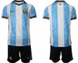 2022 World Cup Italy team white blue soccer jersey home