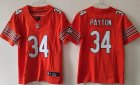 Women Chicago Bears #34 Walter Payton orange Nike Vapor F.U.S.E. Limited Jersey