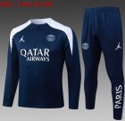 2025-2026 Paris Saint-Germain club navy soccer uniforms with Long Trousers B2597