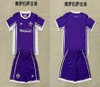 2025-2026 Florence club purple kid soccer jersey home