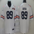 Nike Chicago Bears #89 Mike Ditka white Color Rush Limited Jerseys 100th patch